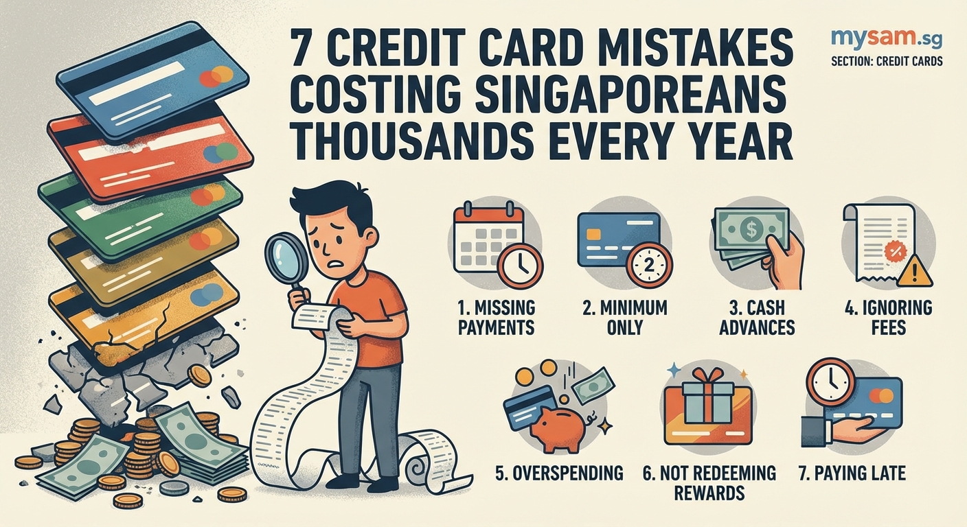 7 Credit Card Mistakes Costing Singaporeans Thousands Every Year - Illustration 1