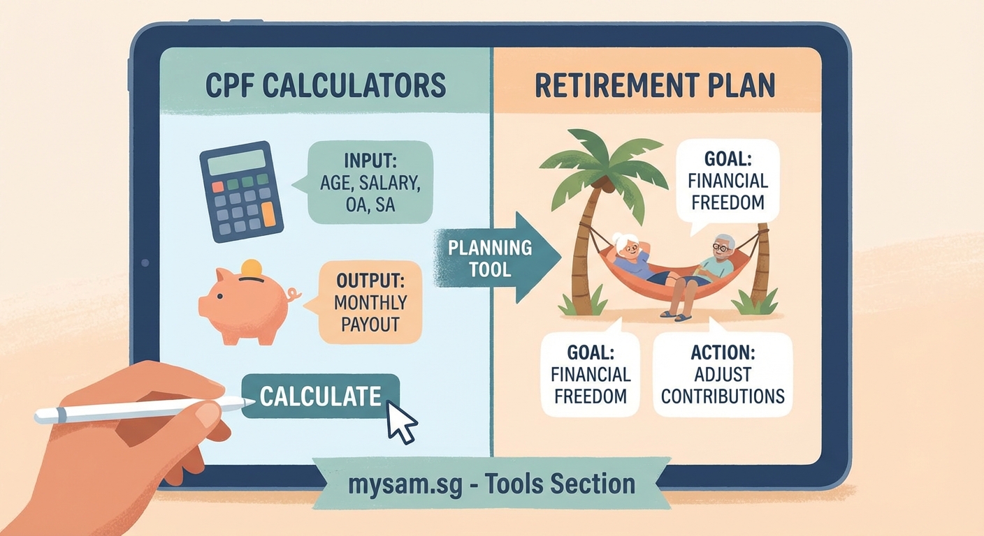 How to Use CPF Calculators to Plan Your Retirement - Illustration 1