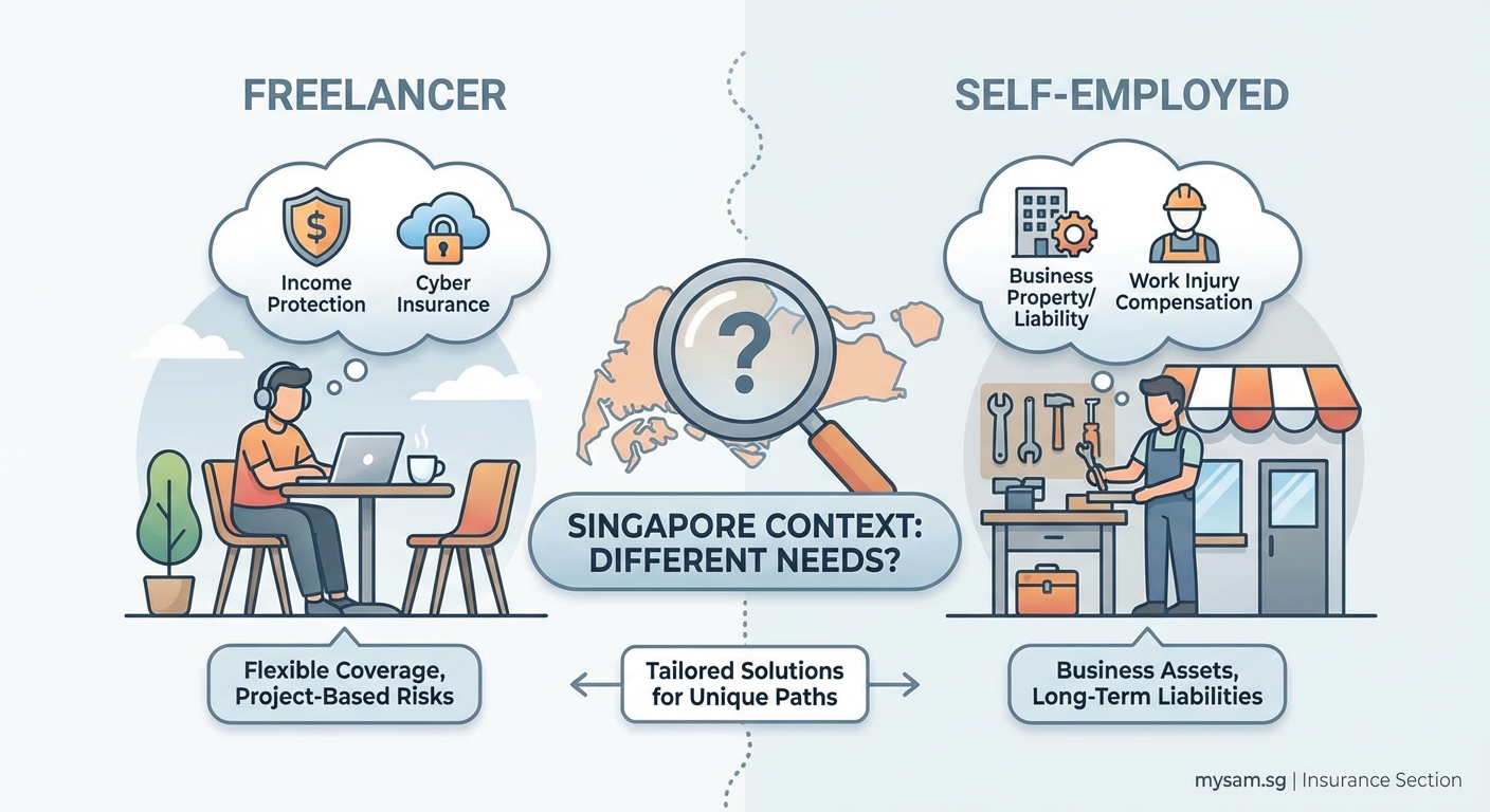 Do Freelancers and Self-Employed Workers Need Different Insurance in Singapore? - Illustration 2