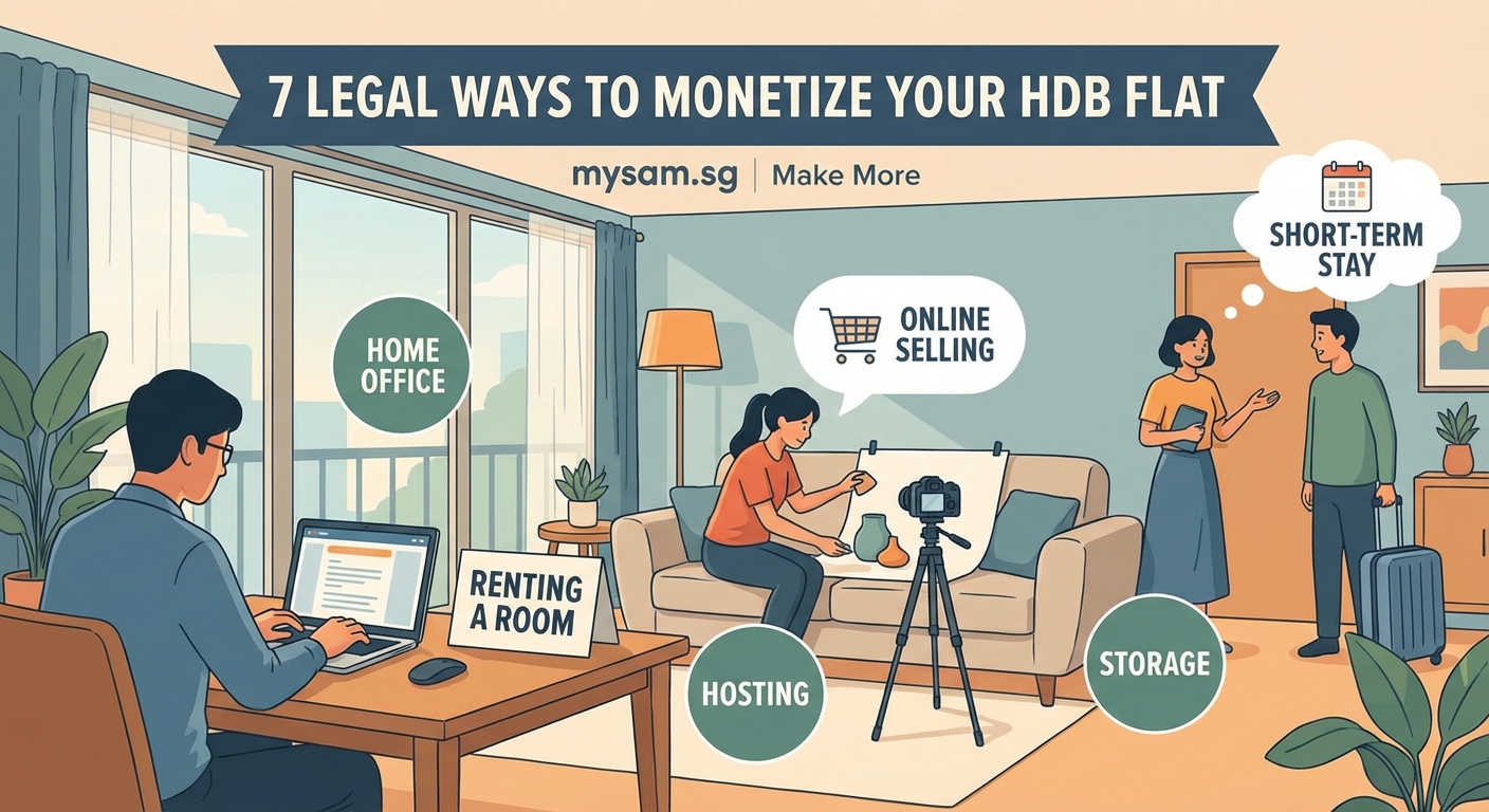 Making Money from Your HDB Flat: 7 Legal Ways to Monetize Your Property — 2
