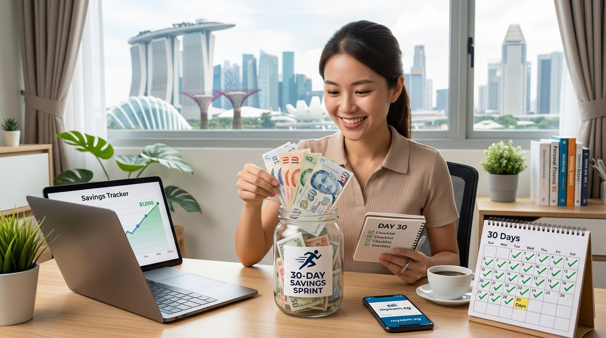 The 30-Day Savings Sprint: How Singaporeans Can Save an Extra $1,000 This Month